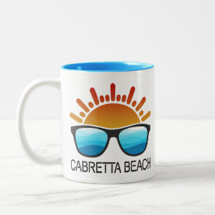 Tasse 2 Couleurs Cabretta Beach Sapelo Island Georgia Lunettes de s