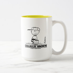 Tasse 2 Couleurs cacahuètes   Charlie Brown Jouer à la balle