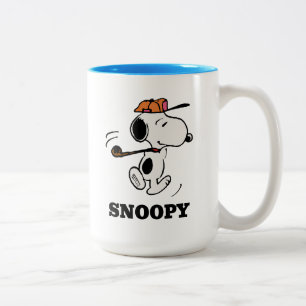 Tasse 2 Couleurs cacahuètes Snoopy Golf Swing