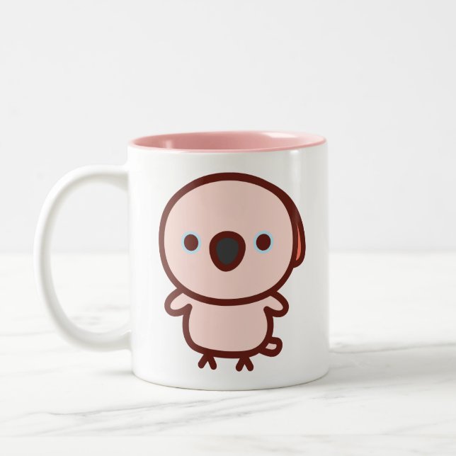 Tasse 2 Couleurs Cacatoès de Moluques (Gauche)
