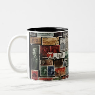 Tasse 2 Couleurs Cachet Postage