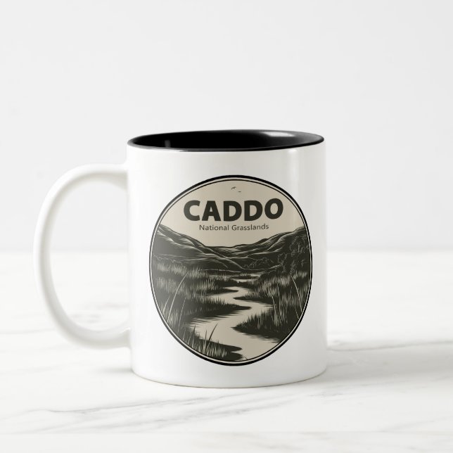 Tasse 2 Couleurs Caddo National Grasslands Texas Stream (Gauche)
