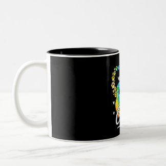 Tasse 2 Couleurs Cadeau Amoureux des chiens Corgi Tie Dye Rainbow