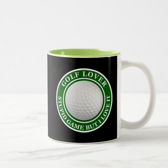 Tasse 2 Couleurs Cadeau Amusant Pour Les Amateurs De Golf (Droit)