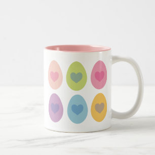 Tasse 2 Couleurs Cadeau aux oeufs de Pâques