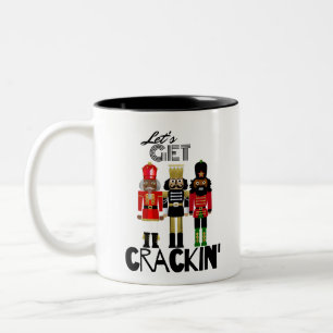 Tasse 2 Couleurs Cadeau "Crackin" de Black Nutcracker