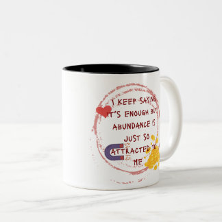 Tasse 2 Couleurs Cadeau d'abondance drôle et personnalisé pour la m