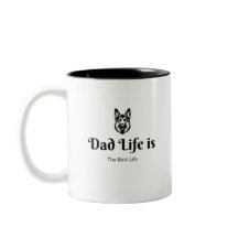 Cadeau d'anniversaire de papa chien pour papa, Vie