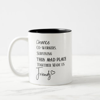 Tasse 2 Couleurs Cadeau d'appréciation de collègue Merci Amitié
