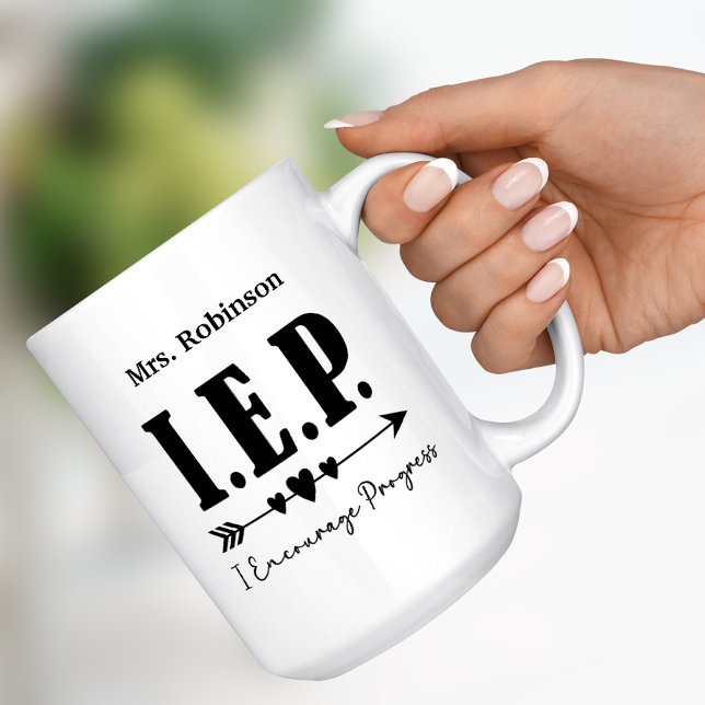 Tasse 2 Couleurs Cadeau d'appréciation pour l'enseignant du PEI de  (Créateur téléchargé)