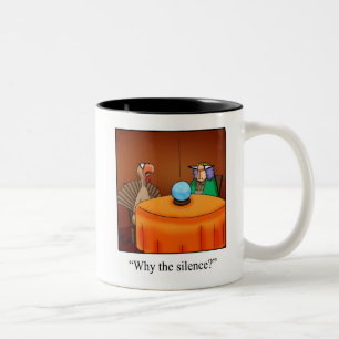 Tasse 2 Couleurs Cadeau de café de l'Humour Thanksgiving
