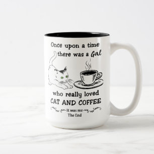 Tasse 2 Couleurs CADEAU DE CAFÉ ET DE CAFÉ, Cadeau de chat mignon