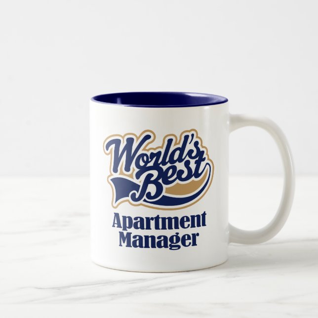 Tasse 2 Couleurs Cadeau de directeur d'appartement (Droit)