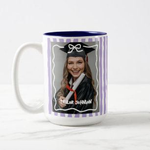 Tasse 2 Couleurs Cadeau de fin d'études Promotion de diplômés Photo