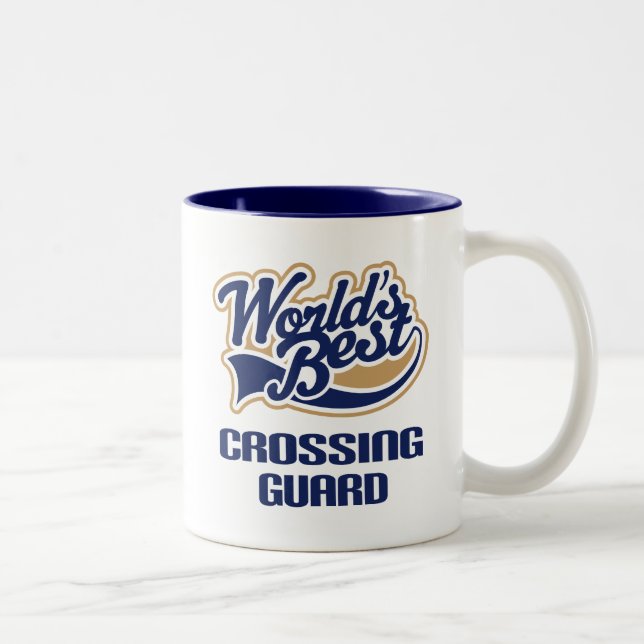 Tasse 2 Couleurs Cadeau de garde de croisement (mondes meilleurs) (Droit)