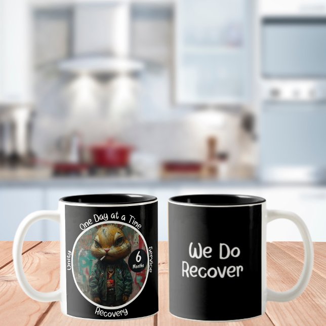 Tasse 2 Couleurs Cadeau de jalon de récupération personnalisé - Edg (Créateur téléchargé)