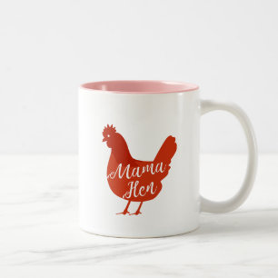 Tasse 2 Couleurs Cadeau de jour de mères d'amour de maman Hen