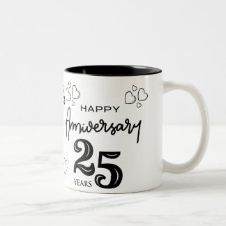 Tasse 2 Couleurs Cadeau de jubilé d'argent