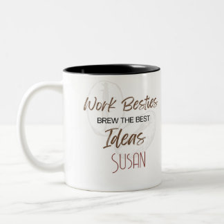 Tasse 2 Couleurs Cadeau de l'amateur de café Bestie sur mesure