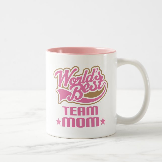 Tasse 2 Couleurs Cadeau de maman d'équipe (Droit)