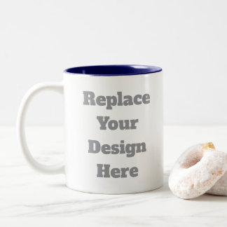 Tasse 2 Couleurs Cadeau de Mariage Personnalisé – Créez Votre Propr