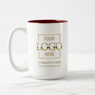 Tasse 2 Couleurs Cadeau de marque d'entreprise avec logo d'entrepri