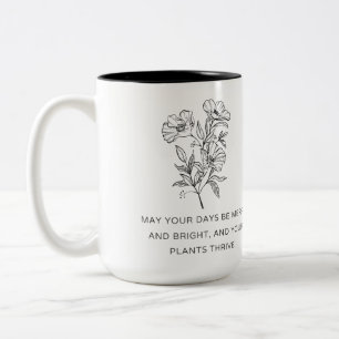 Tasse 2 Couleurs Cadeau de Noël Élégant pour Maman Plante - Les Pla