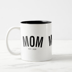 Tasse 2 Couleurs Cadeau de nouvelle maman établi par maman