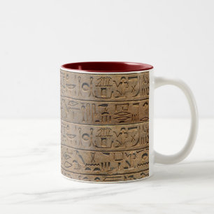 Tasse 2 Couleurs Cadeau égyptien antique de concepteur
