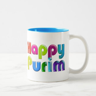 Tasse 2 Couleurs Cadeau génial HEUREUX de PURIM