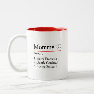 Tasse 2 Couleurs Cadeau mignon pour maman