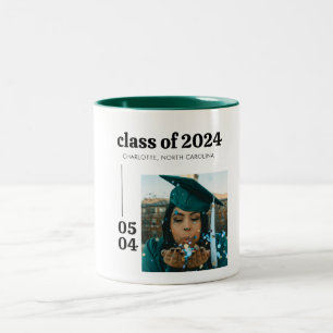 Tasse 2 Couleurs Cadeau minimaliste pour diplômé de la promotion 20