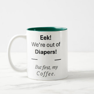 Tasse 2 Couleurs Cadeau parfait pour la fête des mères. Diapeurs ou