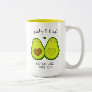 Tasse 2 Couleurs Cadeau personnalisé de doudou avocat mignon pour l