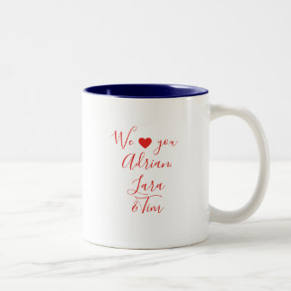 Tasse 2 Couleurs Cadeau personnalisé des petits-enfants, Meilleur G