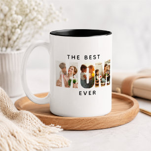 Tasse 2 Couleurs Cadeau personnalisé pour la fête des mères
