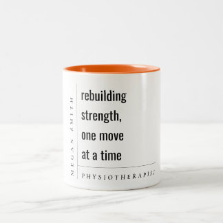 Tasse 2 Couleurs Cadeau physiothérapeutique minimaliste moderne