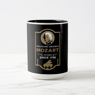 Tasse 2 Couleurs Cadeau pour amateur de musique de Mozart