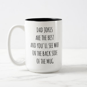Tasse 2 Couleurs Cadeau pour DAD JOKES SONT LES MEILLEURS ET VOUS V