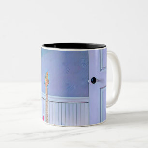 Tasse 2 Couleurs Cadeau pour mari guitariste