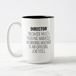 Tasse 2 Couleurs Cadeau pour réalisateur, Réalisateur drôle, Annive