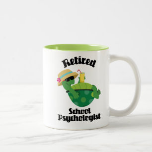 Tasse 2 Couleurs Cadeau retiré de psychologue d'école