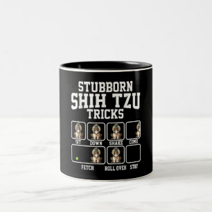 Tasse 2 Couleurs Cadeau Shih Tzu Amoureux des chiens de Tricks de