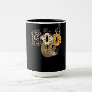 Tasse 2 Couleurs Cadeau Spider Boo Halloween avec Sloth Witch Cas