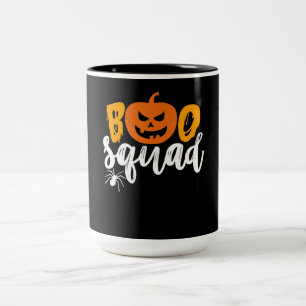 Tasse 2 Couleurs Cadeau Spider   Boo Squad - Citrouille Spider Hall