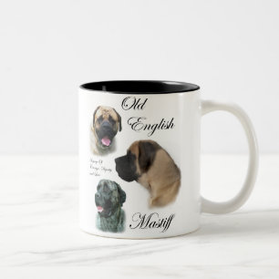 Tasse 2 Couleurs Cadeaux anglais d'art de mastiff