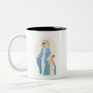 Tasse 2 Couleurs Cadeaux catholiques chrétiens de Marie Mère de Die