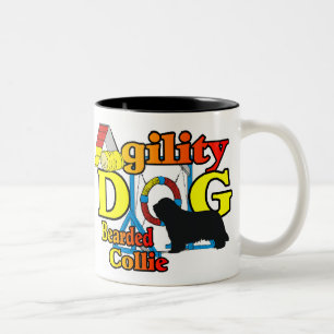 Tasse 2 Couleurs Cadeaux Collie Portés D'Agilité