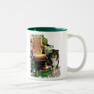 Tasse 2 Couleurs Cadeaux d'art Collie Tri-Color