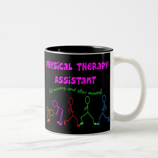 Tasse 2 Couleurs Cadeaux d'assistant de physiothérapie (Droit)